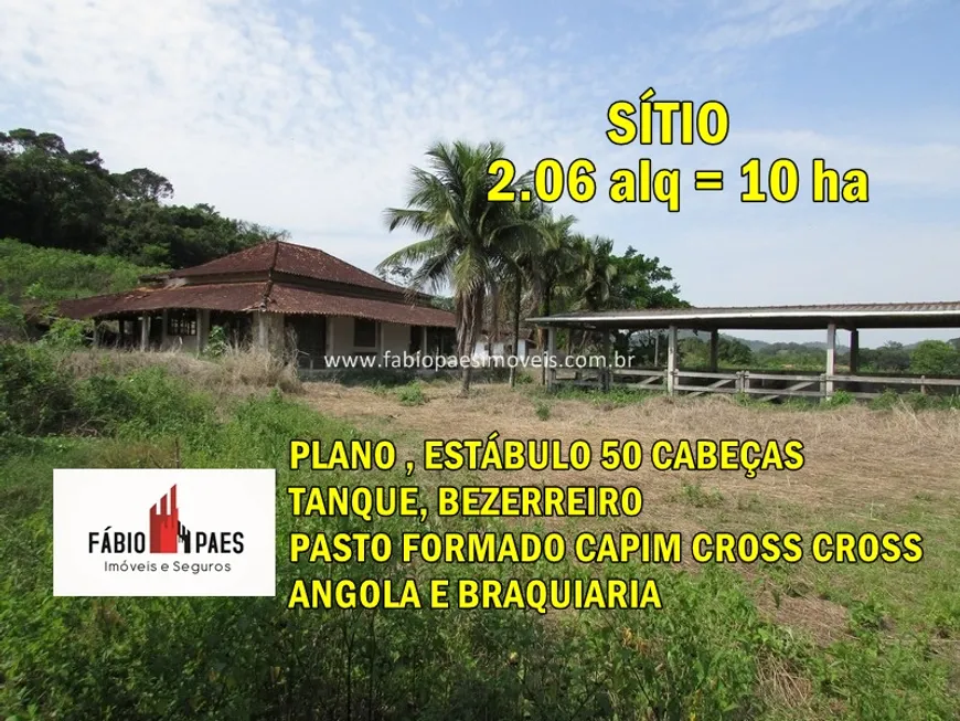Foto 1 de Fazenda/Sítio com 2 Quartos à venda, 100000m² em Maraporã, Cachoeiras de Macacu