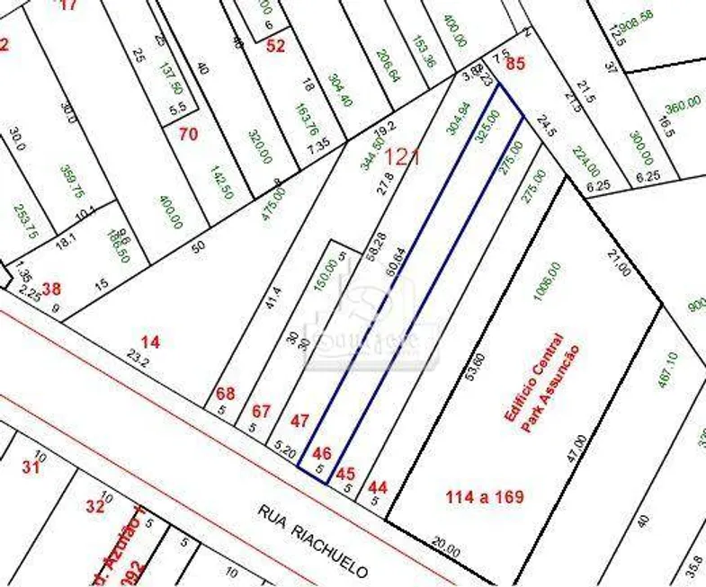 Foto 1 de Lote/Terreno à venda, 325m² em Vila Assuncao, Santo André