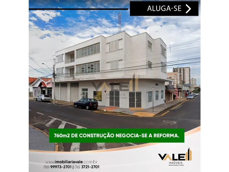 Foto 1 de Ponto Comercial para alugar, 760m² em Centro, Franca