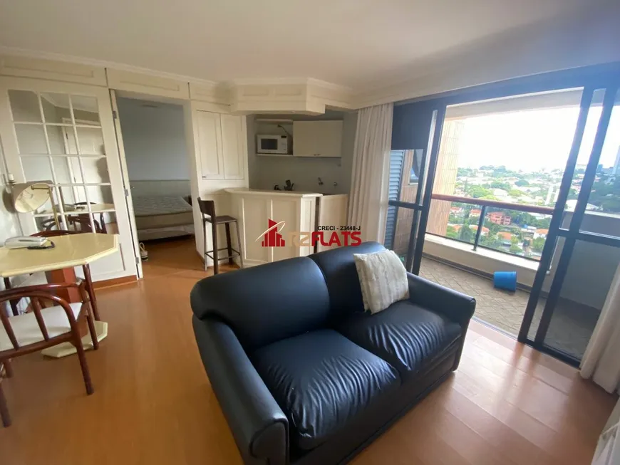 Foto 1 de Flat com 1 Quarto para alugar, 39m² em Higienópolis, São Paulo