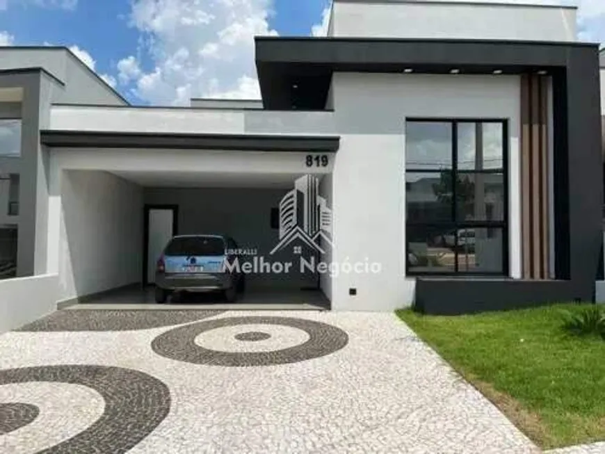 Foto 1 de Casa com 3 Quartos à venda, 148m² em Residencial Real Parque Sumaré, Sumaré