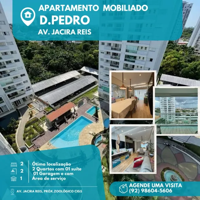 Foto 1 de Apartamento com 2 Quartos à venda, 71m² em São Jorge, Manaus