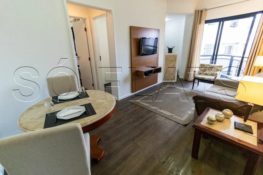 Foto 1 de Flat com 1 Quarto para alugar, 48m² em Jardim Paulista, São Paulo