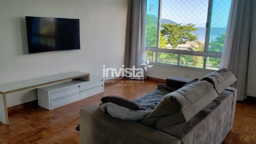 Foto 1 de Apartamento com 3 Quartos para alugar, 197m² em Gonzaga, Santos