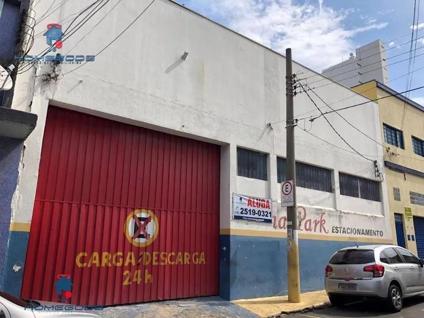 Foto 1 de Galpão/Depósito/Armazém para venda ou aluguel, 500m² em Centro, Campinas