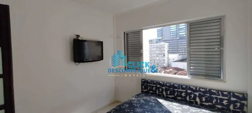 Foto 1 de Kitnet com 1 Quarto para venda ou aluguel, 30m² em Gonzaga, Santos