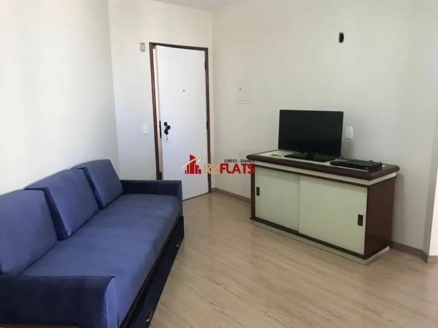 Foto 1 de Flat com 1 Quarto para alugar, 40m² em Jardins, São Paulo