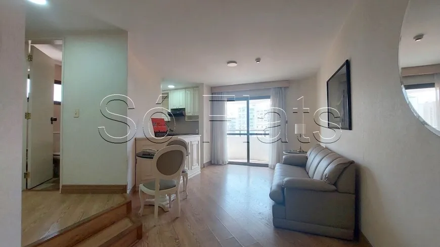 Foto 1 de Flat com 1 Quarto para alugar, 48m² em Jardim Paulista, São Paulo