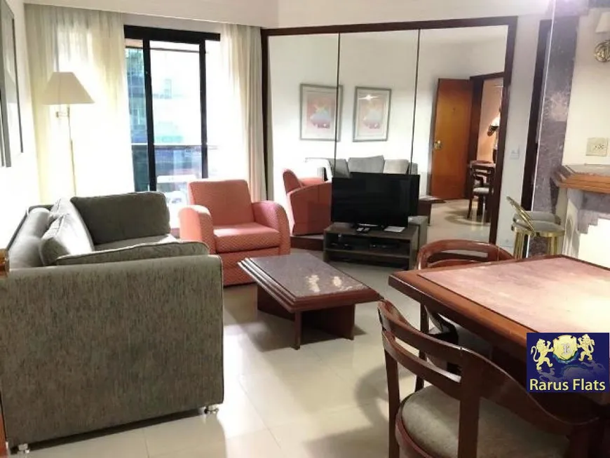 Foto 1 de Flat com 1 Quarto para alugar, 40m² em Itaim Bibi, São Paulo