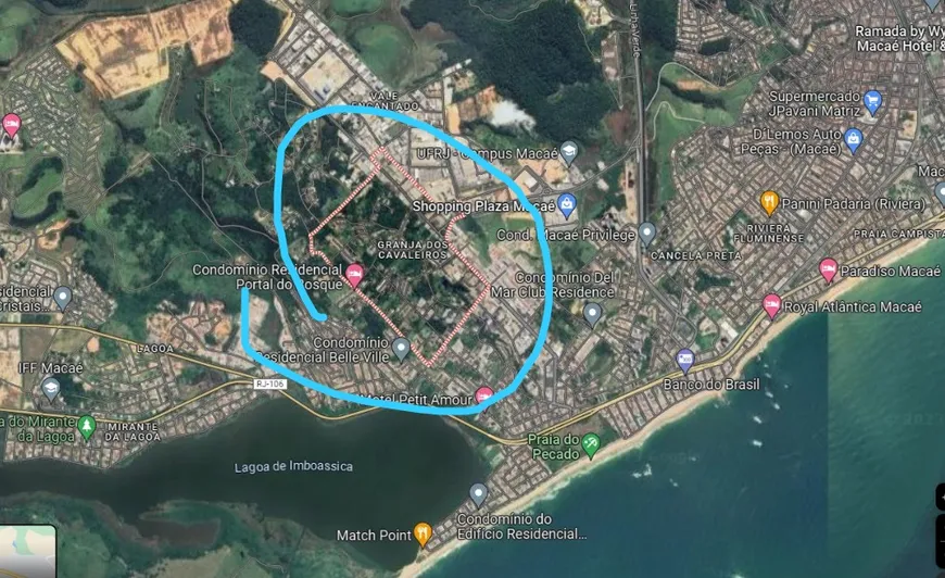 Foto 1 de Lote/Terreno à venda, 1650m² em Granja dos Cavaleiros, Macaé