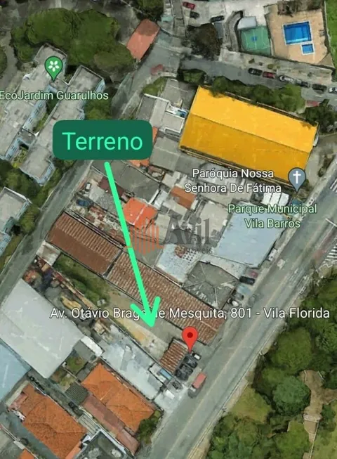 Foto 1 de Lote/Terreno para venda ou aluguel, 519m² em Vila Flórida, Guarulhos