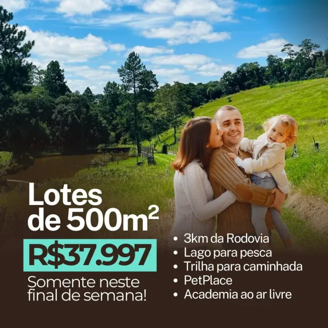 Foto 1 de Lote/Terreno à venda, 500m² em Lageadinho, Ibiúna
