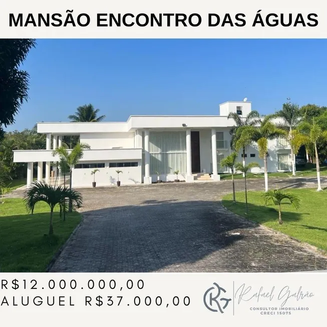 Foto 1 de Casa de Condomínio com 8 Quartos para venda ou aluguel, 1200m² em Parque Encontro das Aguas, Lauro de Freitas