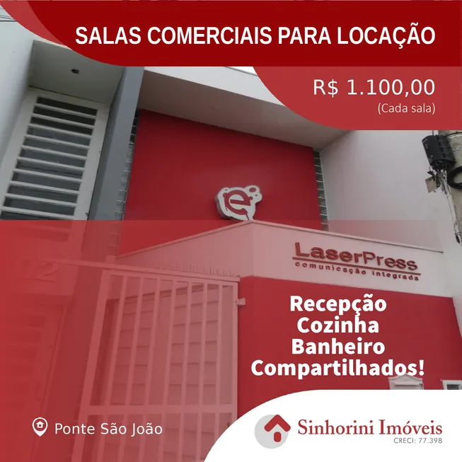 Foto 1 de Ponto Comercial para alugar, 35m² em Ponte de Sao Joao, Jundiaí