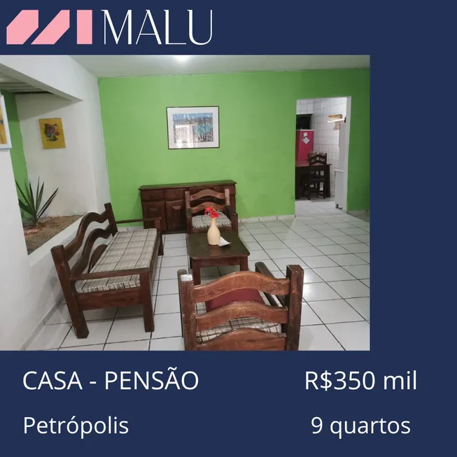 Foto 1 de Prédio Comercial com 9 Quartos à venda, 250m² em Areia Preta, Natal