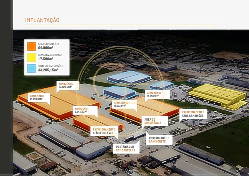 Foto 1 de Galpão/Depósito/Armazém para alugar, 2419m² em Salseiros, Itajaí