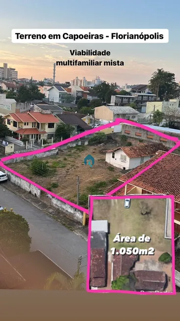 Foto 1 de Lote/Terreno à venda, 1050m² em Estreito, Florianópolis