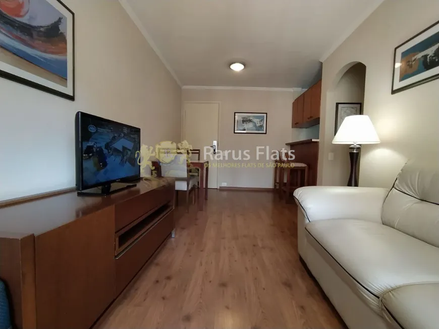 Foto 1 de Flat com 1 Quarto para alugar, 46m² em Jardins, São Paulo