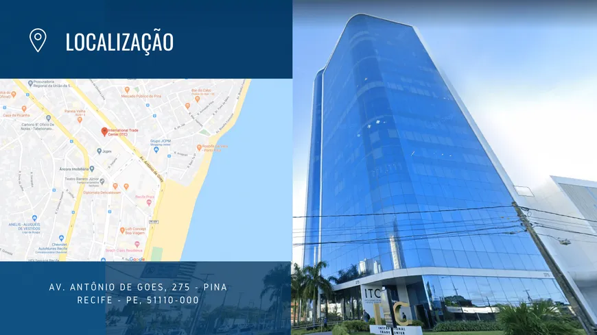 Foto 1 de Sala Comercial para venda ou aluguel, 182m² em Pina, Recife