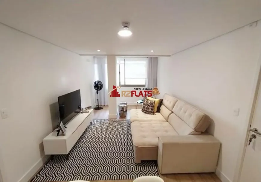 Foto 1 de Flat com 1 Quarto para alugar, 51m² em Jardins, São Paulo