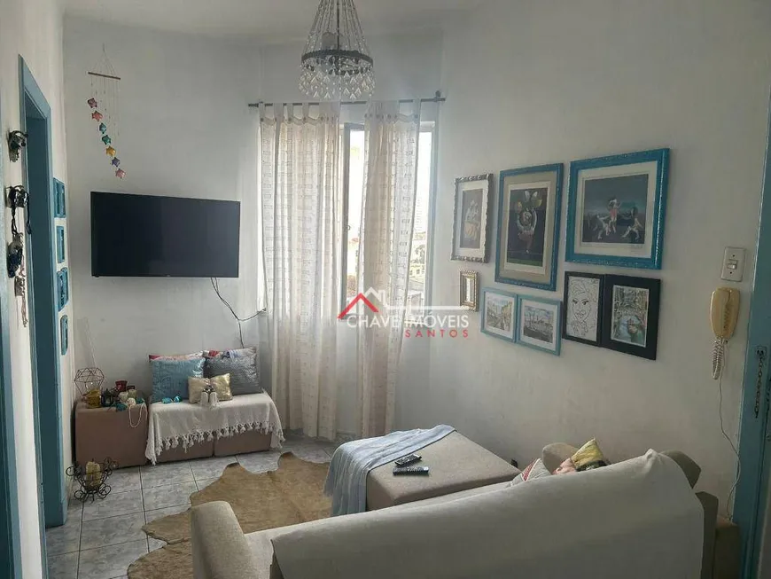 Foto 1 de Apartamento com 2 Quartos à venda, 55m² em Gonzaguinha, São Vicente