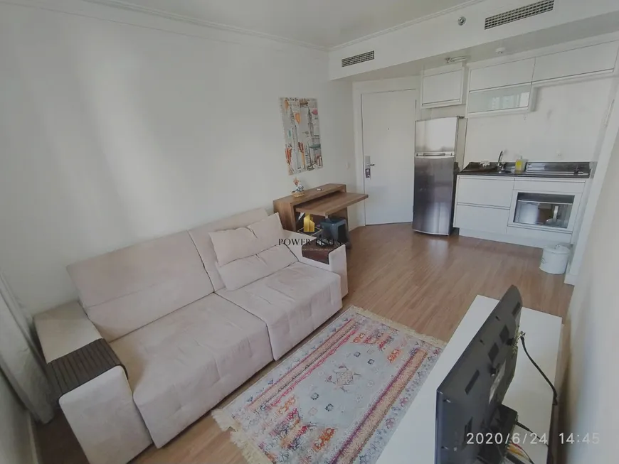 Foto 1 de Flat com 1 Quarto para alugar, 30m² em Moema, São Paulo