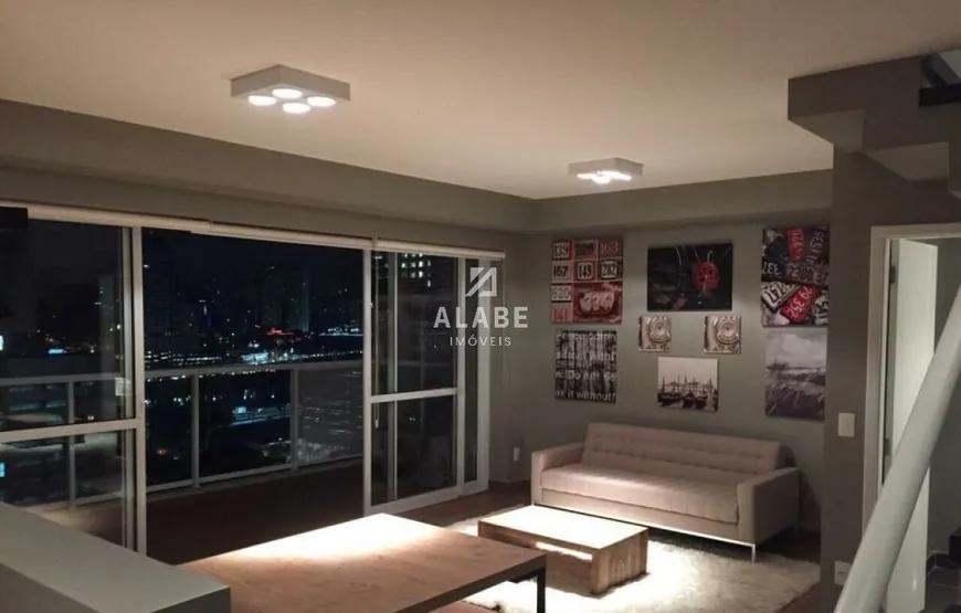 Foto 1 de Apartamento com 1 Quarto para venda ou aluguel, 98m² em Brooklin, São Paulo