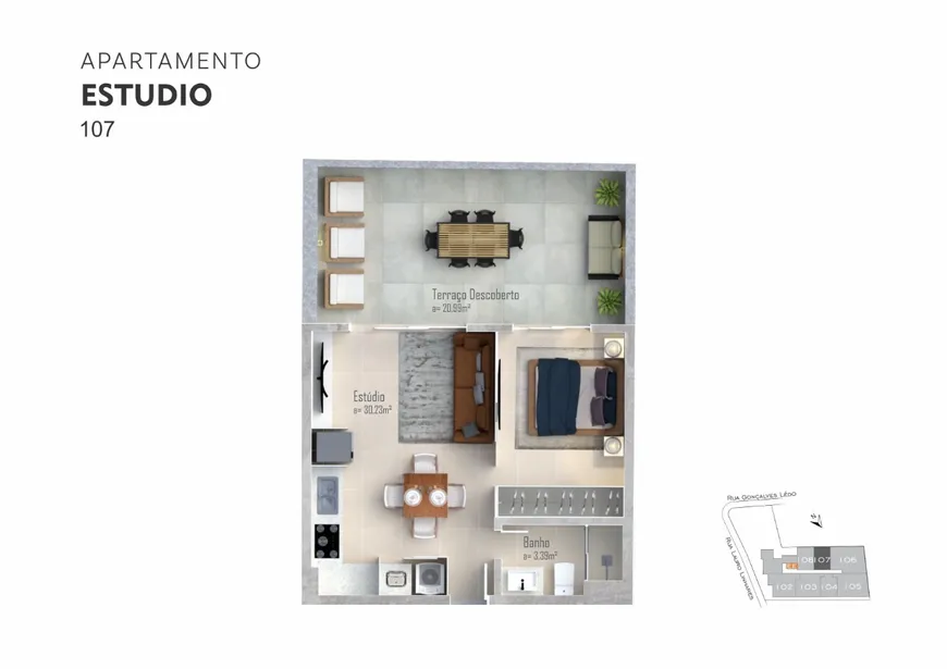 Foto 1 de Apartamento com 1 Quarto à venda, 61m² em Trindade, Florianópolis