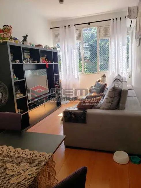 Foto 1 de Apartamento com 2 Quartos à venda, 64m² em Laranjeiras, Rio de Janeiro