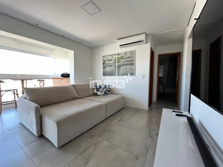 Foto 1 de Apartamento com 1 Quarto à venda, 59m² em Encruzilhada, Santos