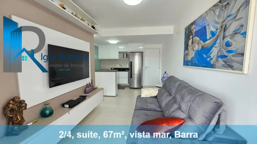 Foto 1 de Apartamento com 2 Quartos à venda, 67m² em Barra, Salvador
