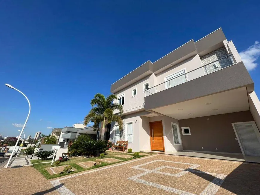 Foto 1 de Casa de Condomínio com 3 Quartos à venda, 273m² em Jardim Residencial Dona Lucilla , Indaiatuba