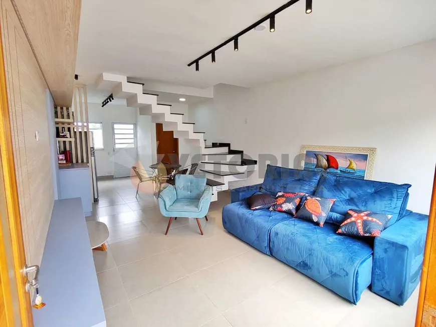 Foto 1 de Casa de Condomínio com 2 Quartos à venda, 80m² em Massaguaçu, Caraguatatuba