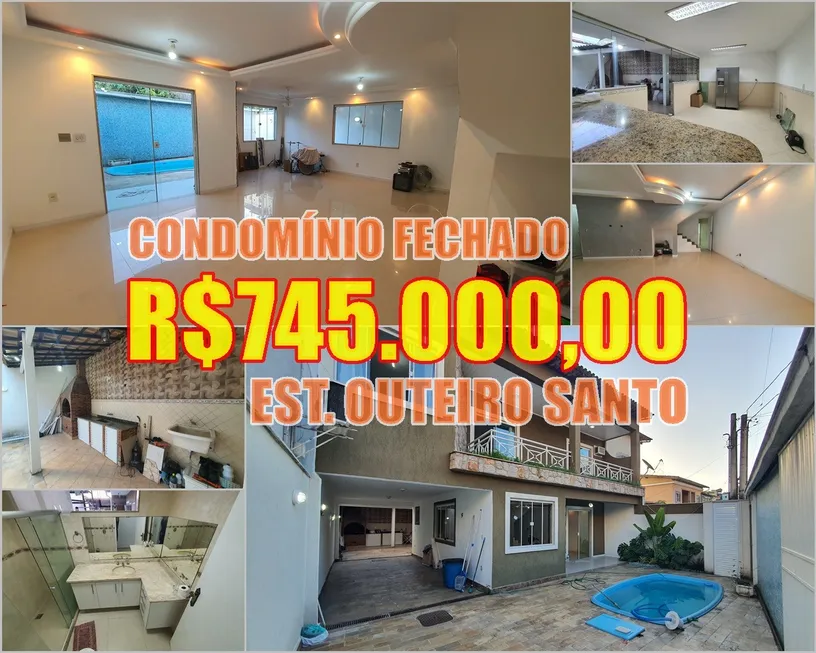 Foto 1 de Casa de Condomínio com 3 Quartos à venda, 249m² em Taquara, Rio de Janeiro