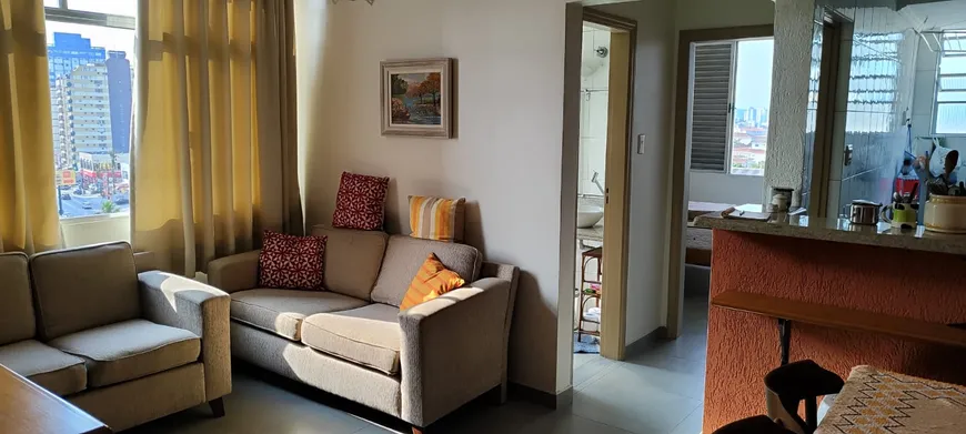 Foto 1 de Apartamento com 1 Quarto à venda, 41m² em Gonzaguinha, São Vicente