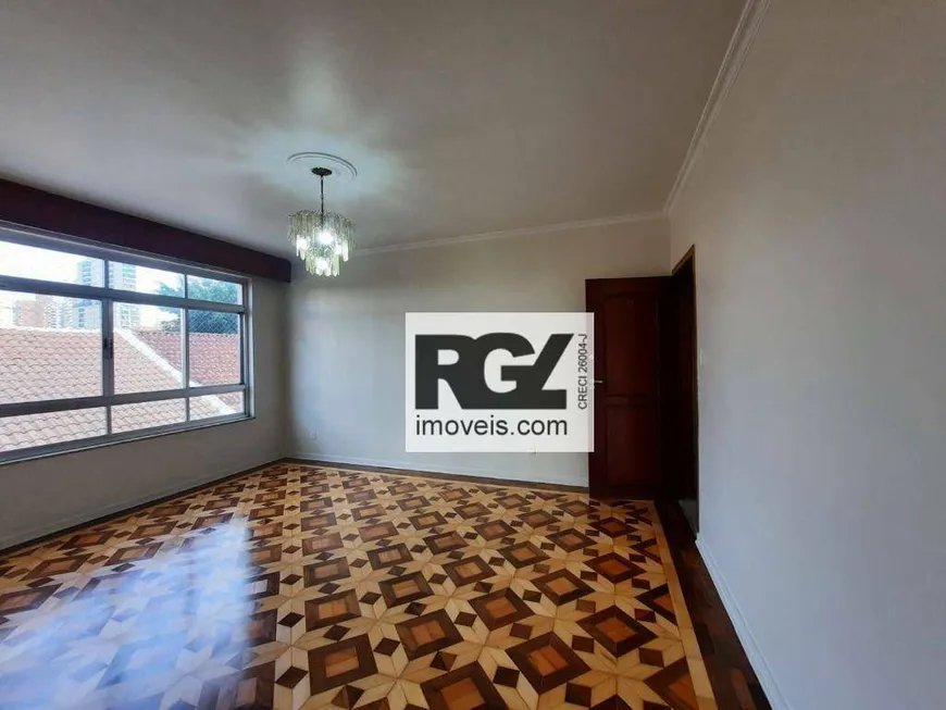 Foto 1 de Apartamento com 3 Quartos para alugar, 165m² em Embaré, Santos