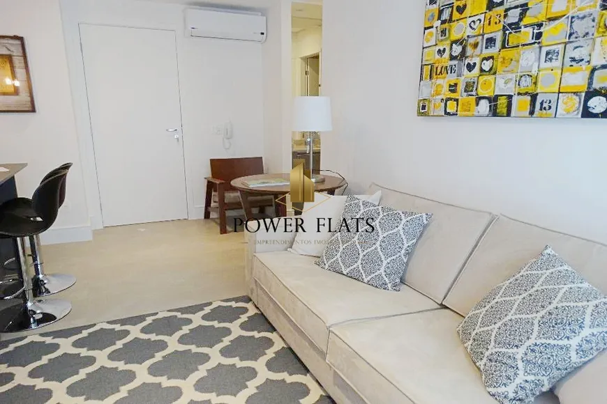 Foto 1 de Flat com 1 Quarto para alugar, 48m² em Jardim Paulista, São Paulo