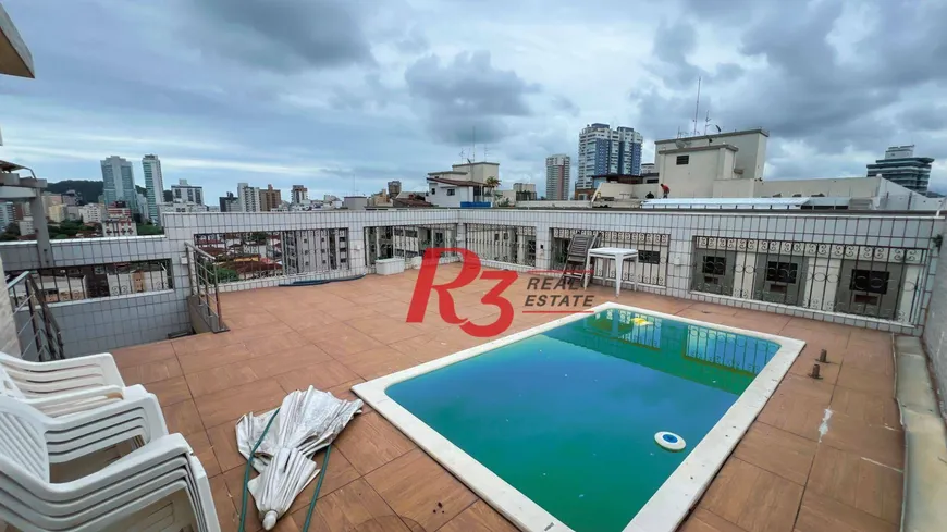 Foto 1 de Cobertura com 4 Quartos à venda, 405m² em Ponta da Praia, Santos