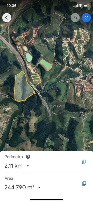 Foto 1 de Lote/Terreno à venda, 244800m² em Bandeira Branca, Jacareí