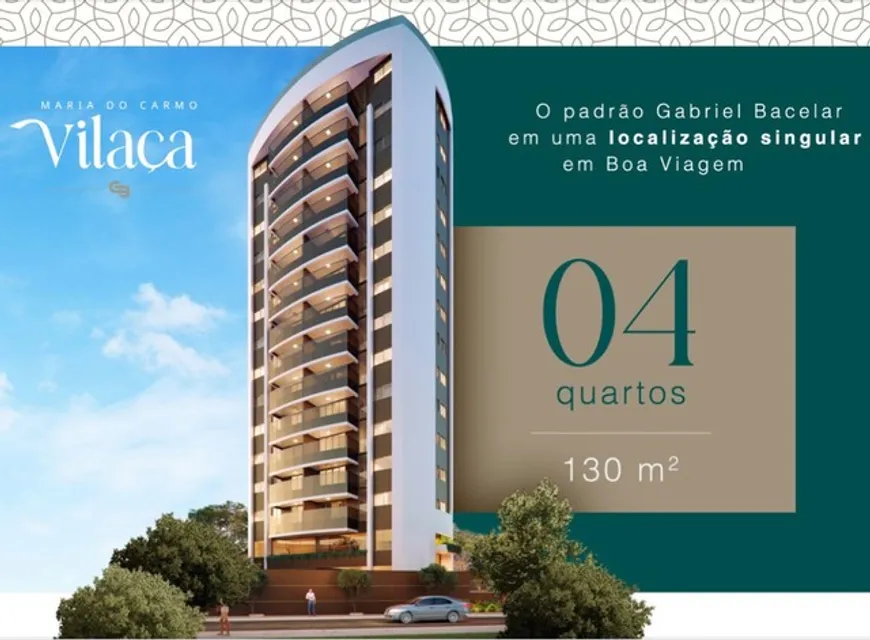 Foto 1 de Apartamento com 4 Quartos à venda, 130m² em Pina, Recife