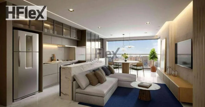 Foto 1 de Apartamento com 2 Quartos à venda, 77m² em Brooklin, São Paulo