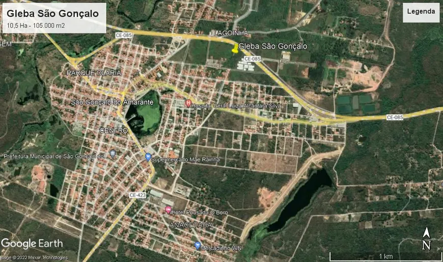 Foto 1 de Galpão/Depósito/Armazém para venda ou aluguel, 5000m² em Centro, São Gonçalo do Amarante