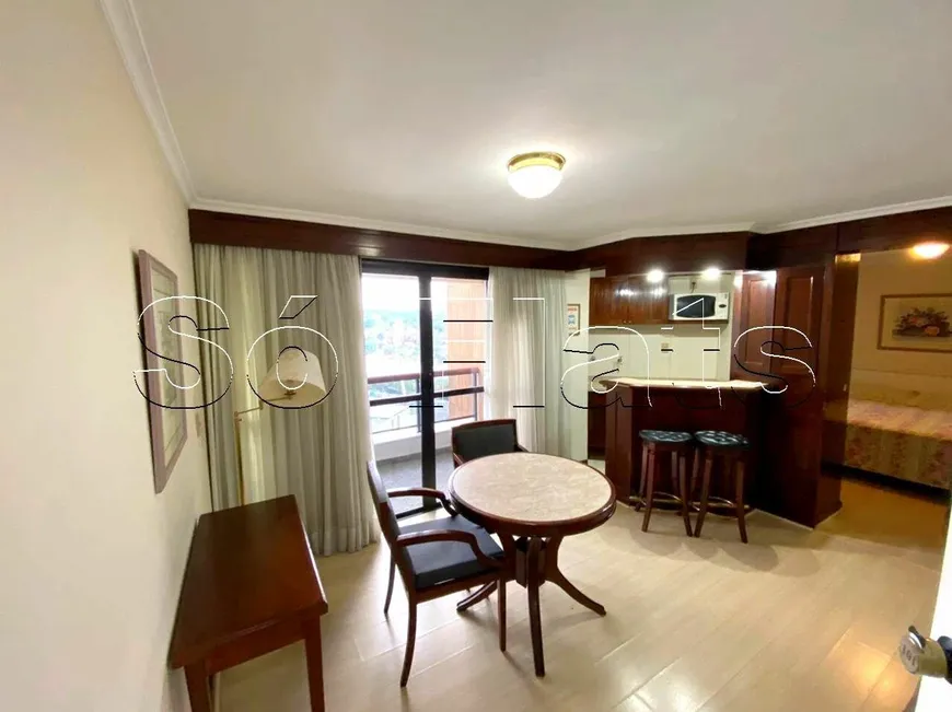 Foto 1 de Flat com 1 Quarto para alugar, 33m² em Santa Cecília, São Paulo