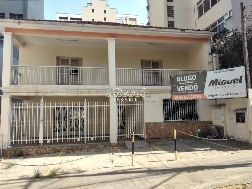 Foto 1 de Imóvel Comercial com 3 Quartos à venda, 650m² em Centro, Piracicaba