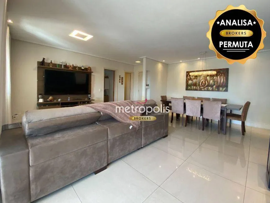 Foto 1 de Apartamento com 3 Quartos à venda, 144m² em Santa Maria, São Caetano do Sul