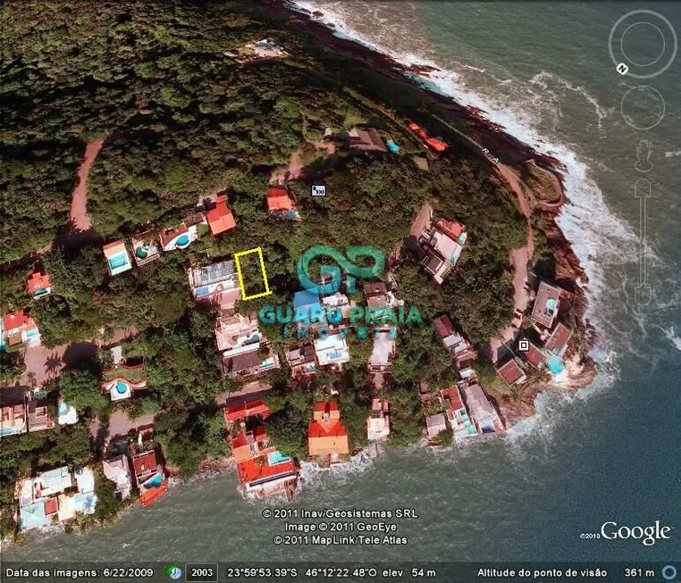 Foto 1 de Lote/Terreno à venda, 394m² em Enseada, Guarujá