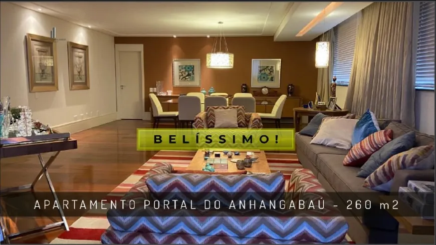 Foto 1 de Apartamento com 4 Quartos para alugar, 260m² em Anhangabau, Jundiaí