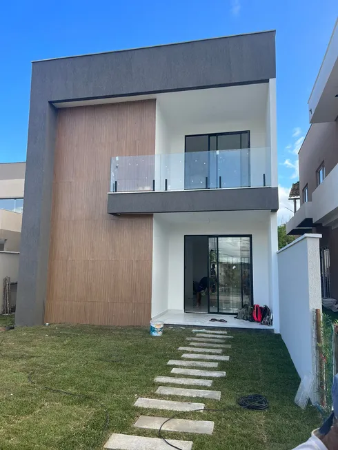 Foto 1 de Casa de Condomínio com 4 Quartos à venda, 146m² em Abrantes, Camaçari