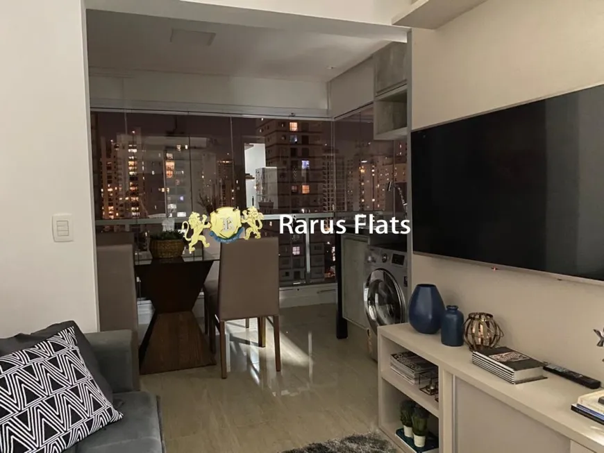 Foto 1 de Flat com 1 Quarto à venda, 34m² em Indianópolis, São Paulo