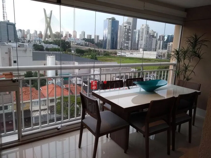 Foto 1 de Apartamento com 2 Quartos à venda, 74m² em Brooklin, São Paulo